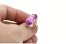 Amethyst 14K Yellow gold Ring Vintage vrc113y